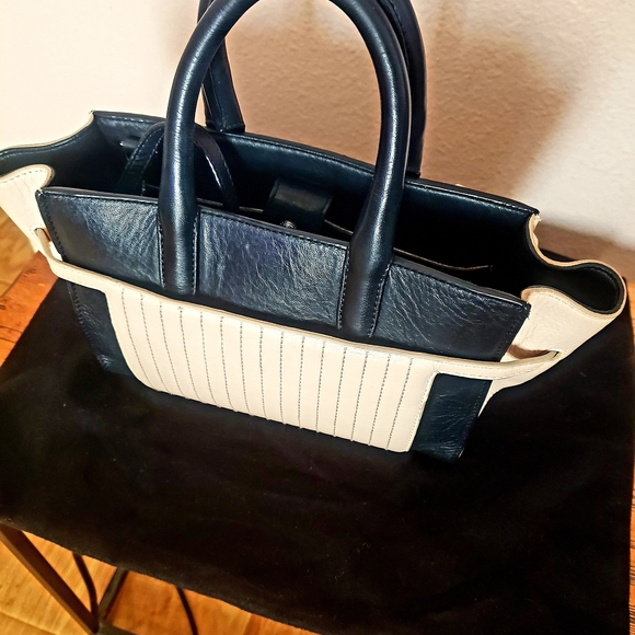 Zadig & Voltaire Black and Cream Bag - Picture 5 of 10